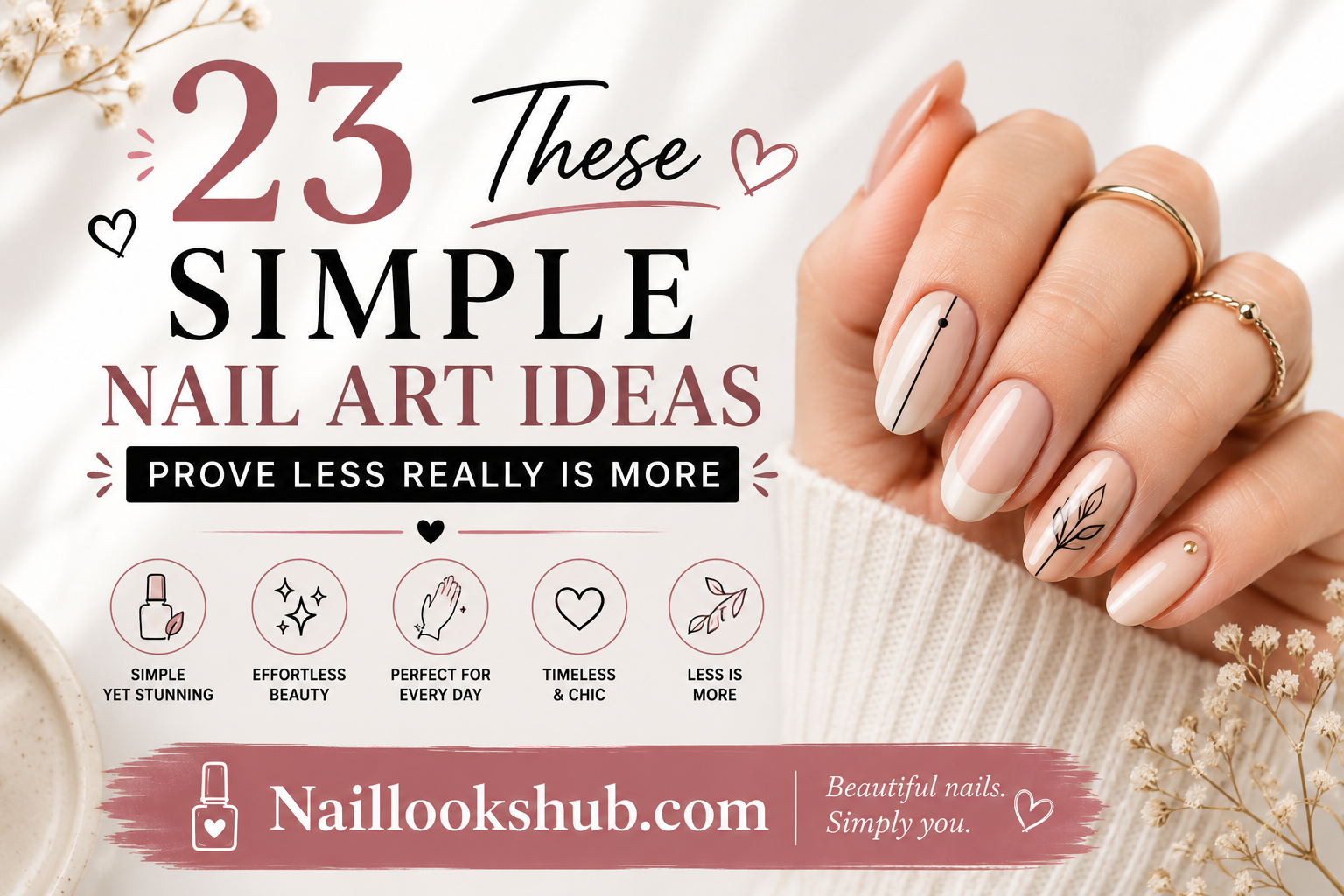 These 23 Simple Nail Art Ideas Prove Less Really Is More