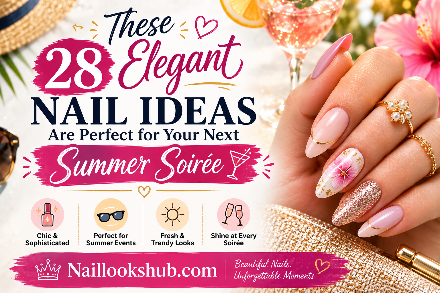 These 28 Elegant Nail Ideas Are Perfect for Your Next Summer Soirée