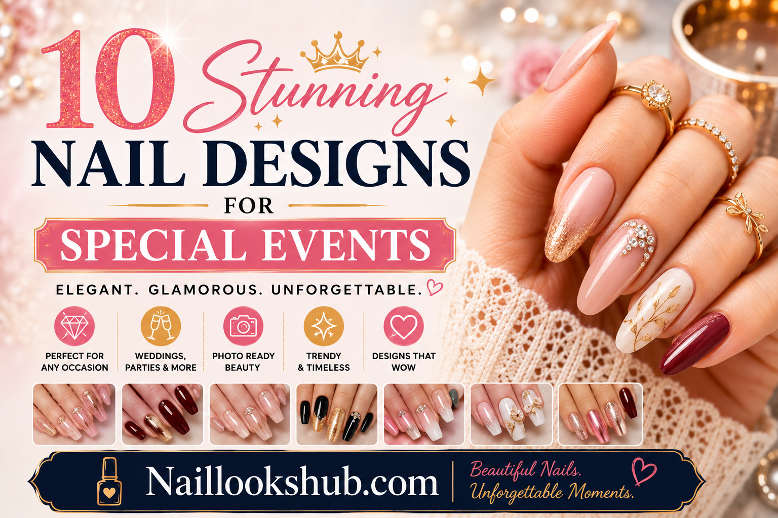 10 Stunning Nail Designs for Special Events