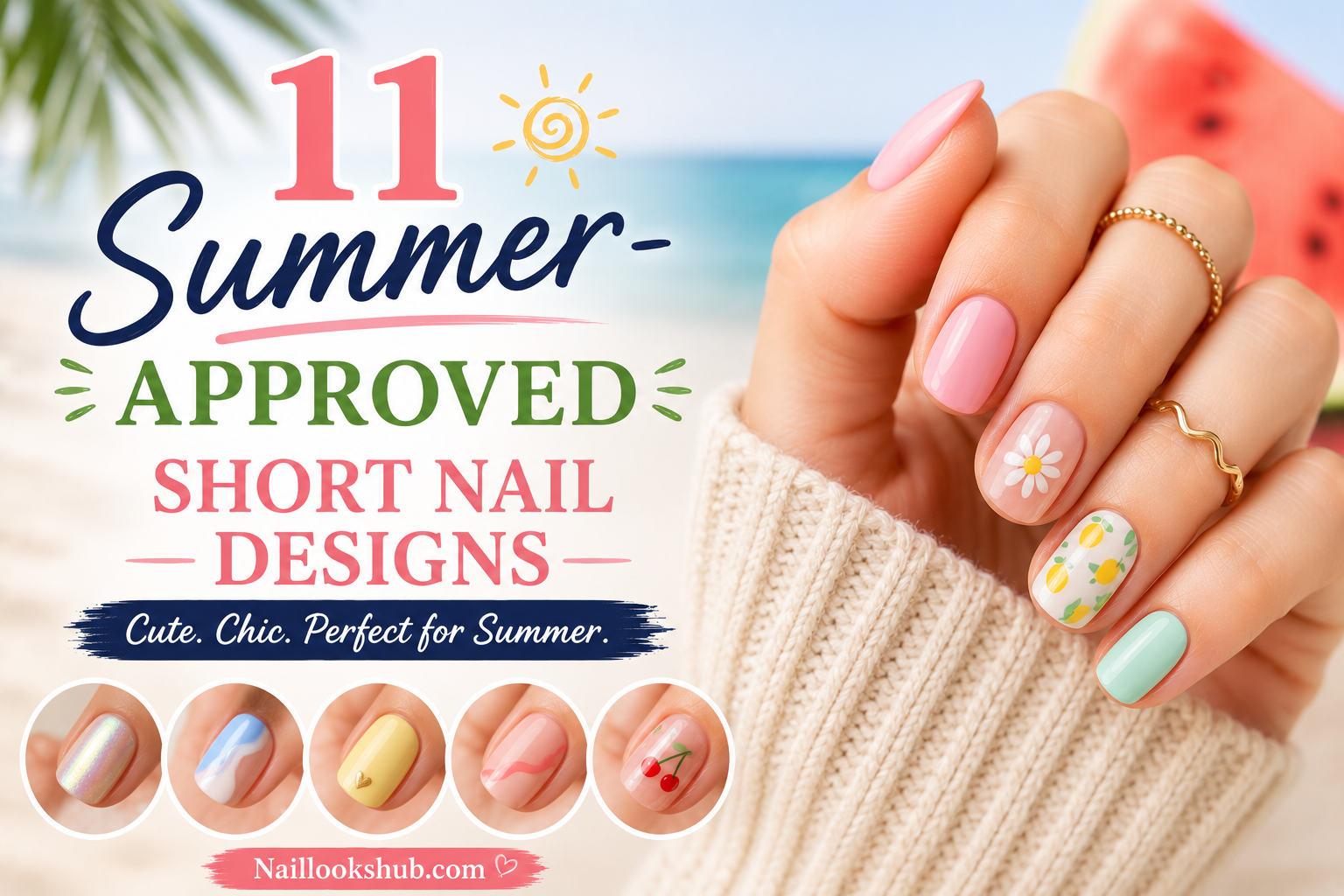 11 Summer Approved Short Nail Designs You Need to Try