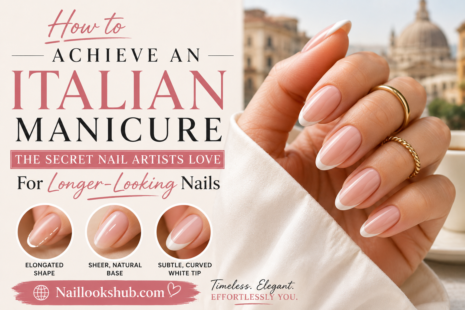 How to Achieve an Italian Manicure: The Secret Nail Artists Love For Longer Looking Nails