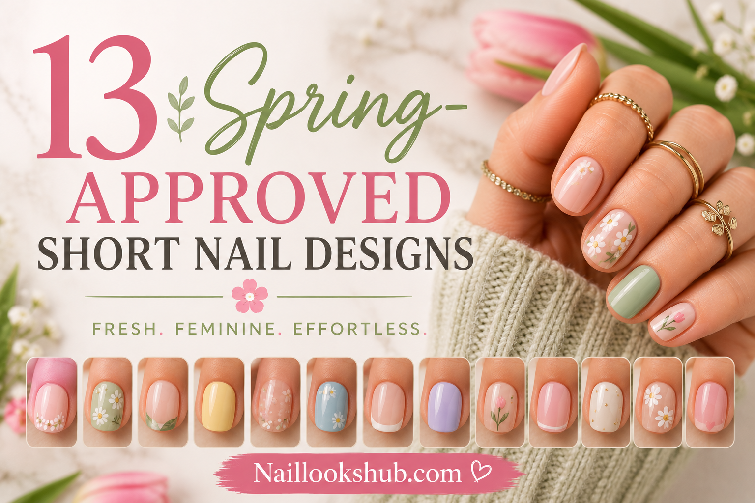 13 Spring Approved Short Nail Designs You Need to Try This Season